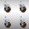 Service Caster 4 Inch SS High Temp Phenolic Wheel Swivel 1/2 Inch Threaded Stem Caster Set Brake SCC-SSTS20S414-PHSHT-TLB-121315-4 - alternate 1